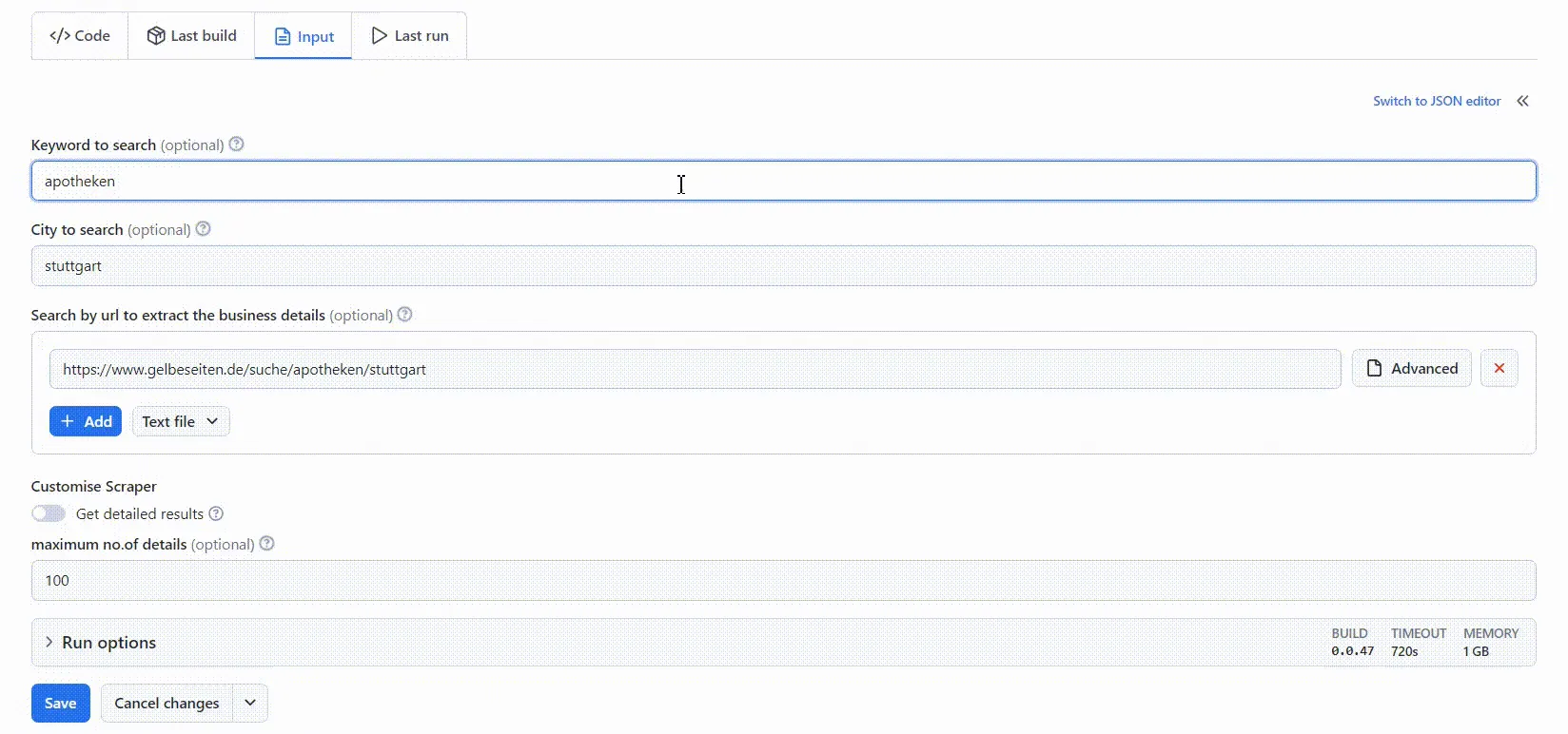 Gelbe Seiten Blog Apify Horizontal Scroll Gif